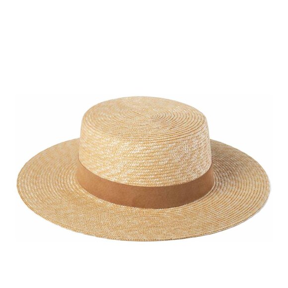 NWT Lack Of Color Spencer Boater Straw Hat w/ Suede Band - Picture 2 of 11